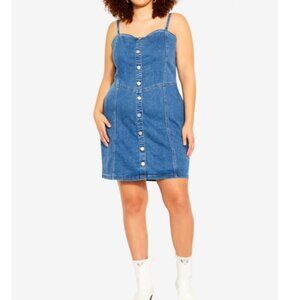 City Chic Sweet Jane Dress - Size 14